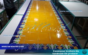 کاشی دست ساز طرح مکزیکی