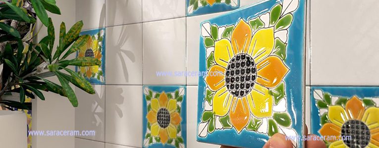 تک گل کاشی 10 در 10