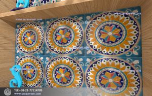 کاشی سرویس بهداشتی 20 در 20 طرح اسپانیایی
