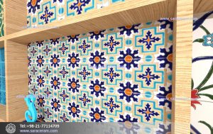 کاشی 10 در 10 بین کابینت