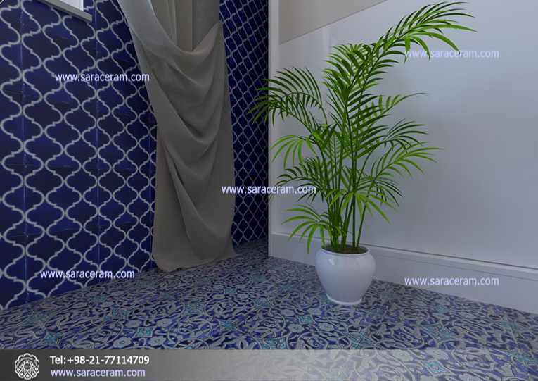 کاشی سنتی طرح مراکشی