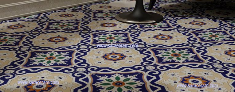 سرامیک کف طرح مغربی اسپانیایی