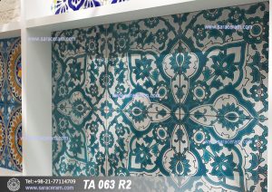 کاشی دستساز فیروزه ای