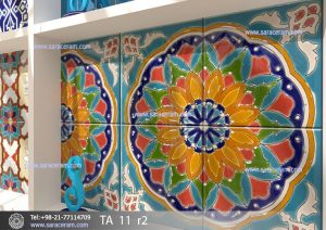 کاشی نقشدار ایرانی