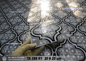 کاشی طوسی مشکی
