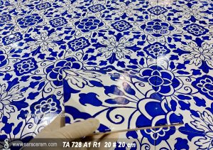 کاشی قلم آبی