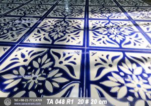 کاشی سفید لاجورد