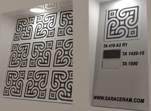 سرامیک سفید مشکی