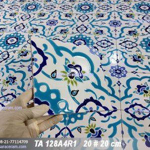 کاشی کف دستساز