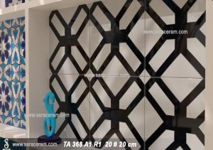 سرامیک سفید مشکی