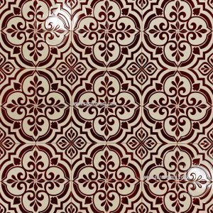 سرامیک دستساز مدیترانه کرم قهوه ایی